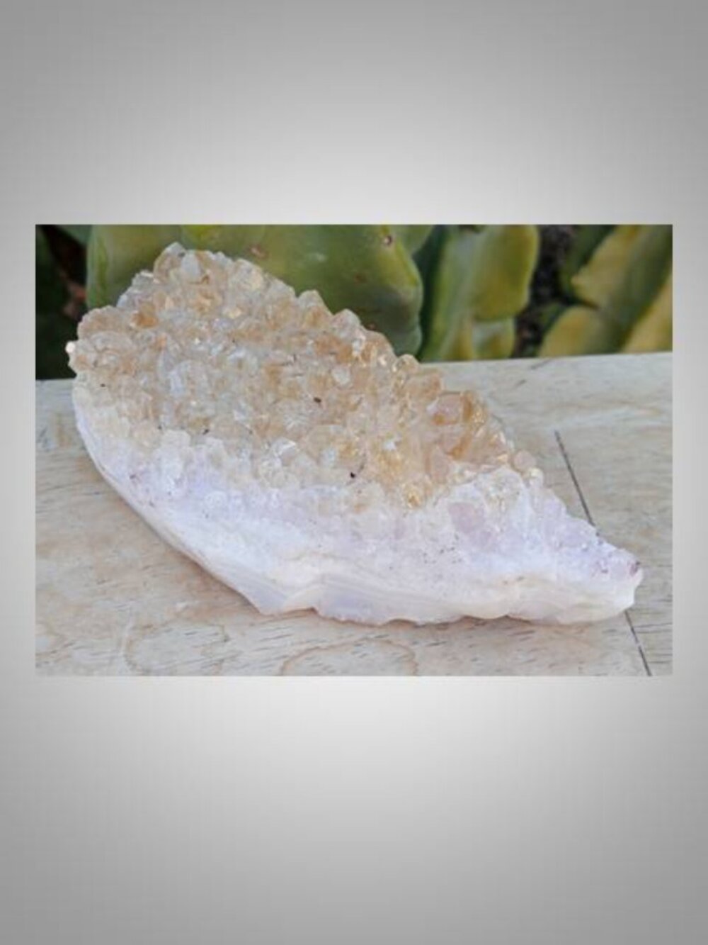 citrine crystal cluster 03 rock mineral - Picture 3 of 4